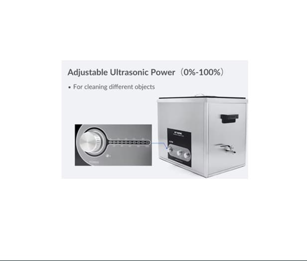 Maquina Limpieza Ultrasónica Ajustable INDUSTRIAL - 13 Litros  (28kHz o 40kHz) - 5